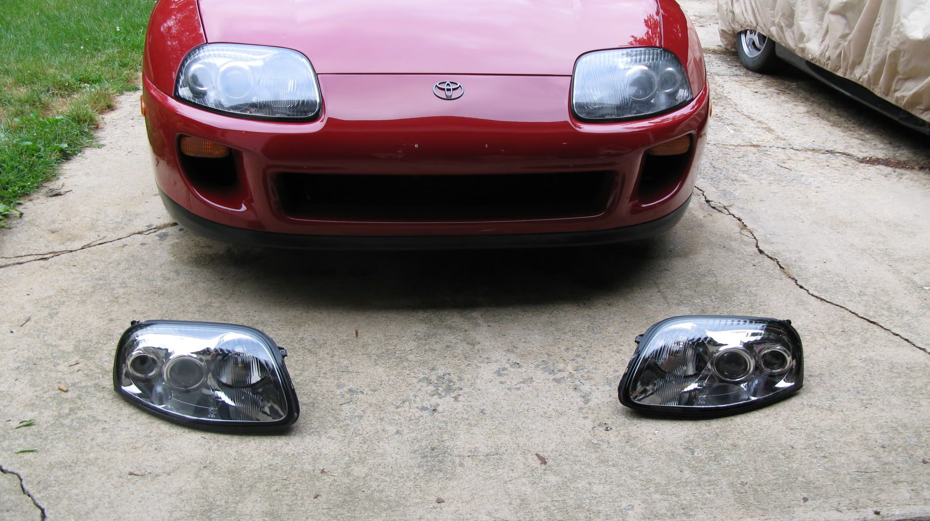 New Glass Headlights Supra Forums